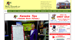 Desktop Screenshot of homekaraoke.ca